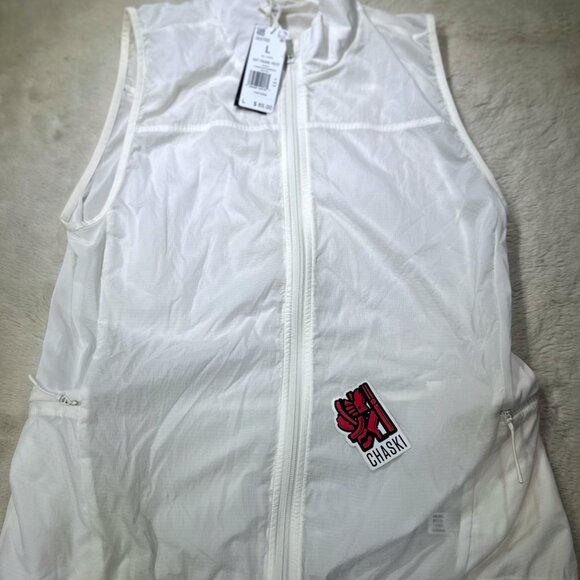 Adidas Men's large HIIT Training Ultralight IS3702 White spark vest running NEW - Picture 2 of 14